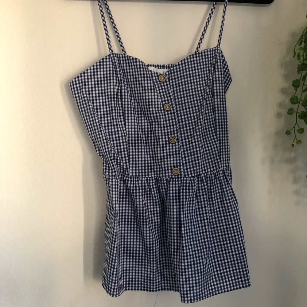 Plaid cami